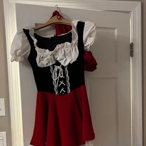 Little red riding Halloween outfit size small adult